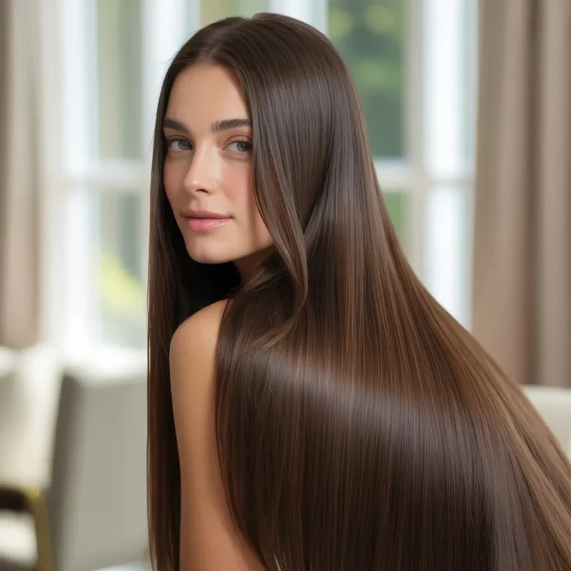 مو های کراتینه شده