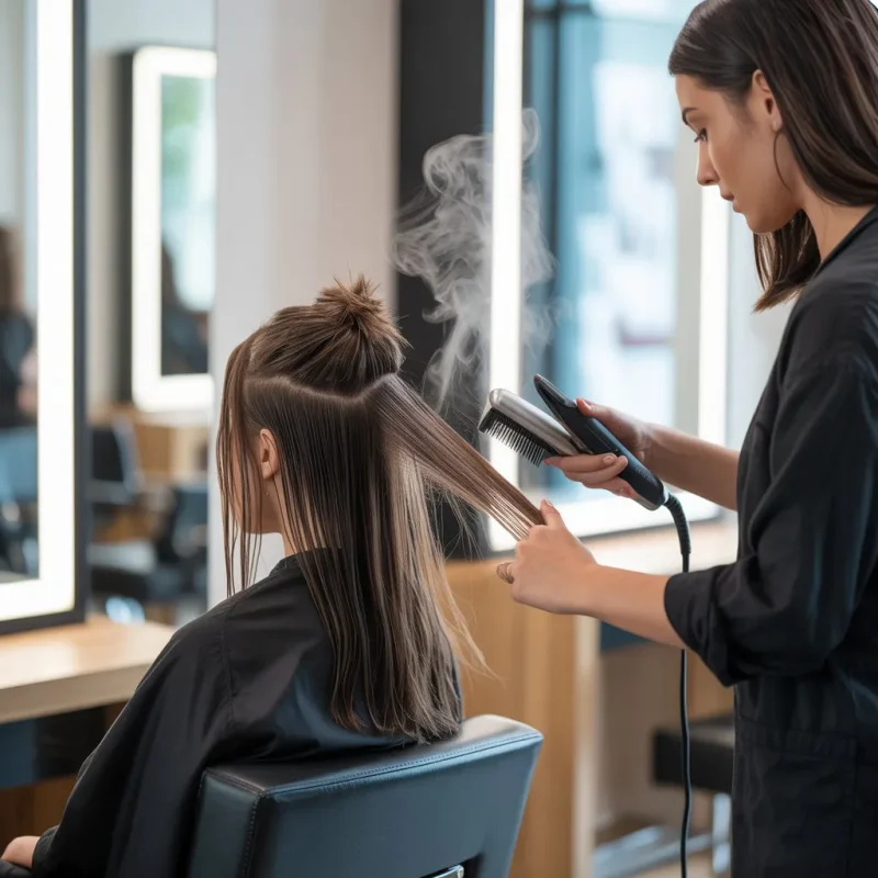 کراتین کردن مو ها