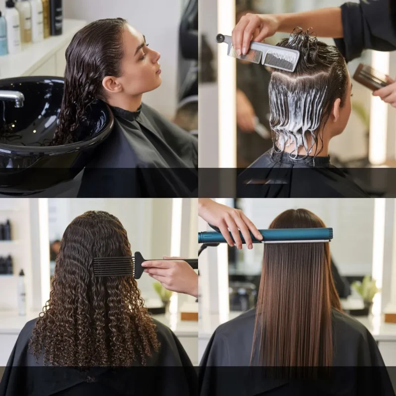 روند کراتینه کردن مو