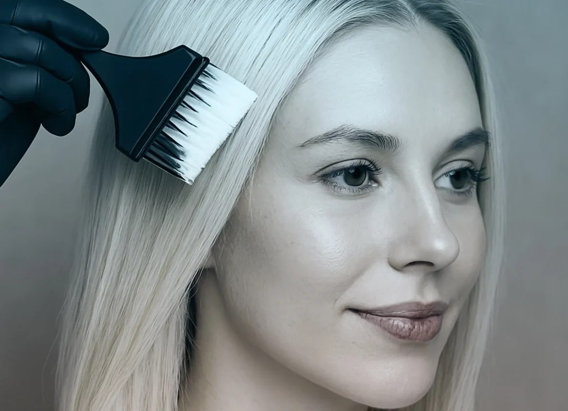 فرآیند کراتین کردن موهای دکلره شده برای ترمیم و بازسازی ساختار مو، افزایش درخشندگی و نرمی